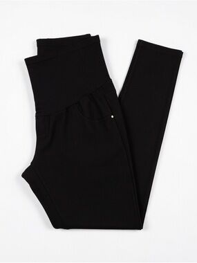 Motherhood Maternity Black Over-the-Belly Maternity Leggings